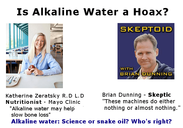 alkaline water, hoax or healthy image