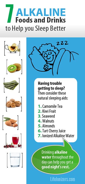 Alkaline Food & Water: A Better Sleep-Aid