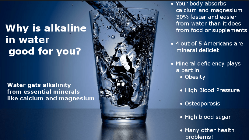 alkaline in water infographic