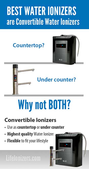 The Best Water Ionizers are Convertible