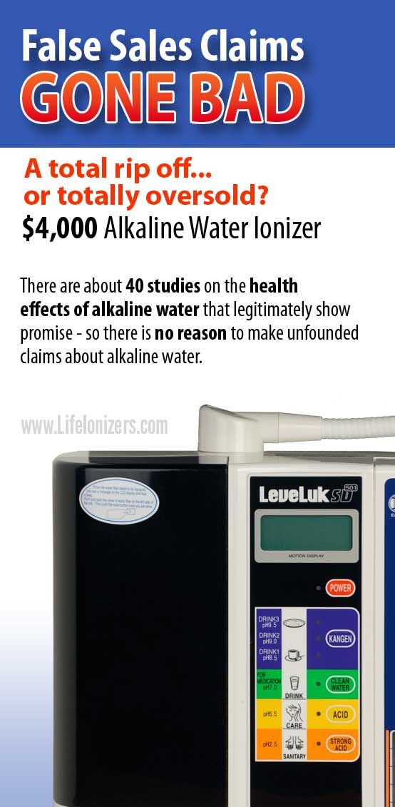 The $4,000 alkaline water scam EXPOSED
