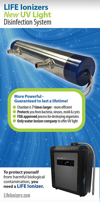Life Ionizers New UV Light Disinfection System
