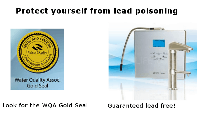 QWA Gold - Your assurance of a safe water ionizer infographic