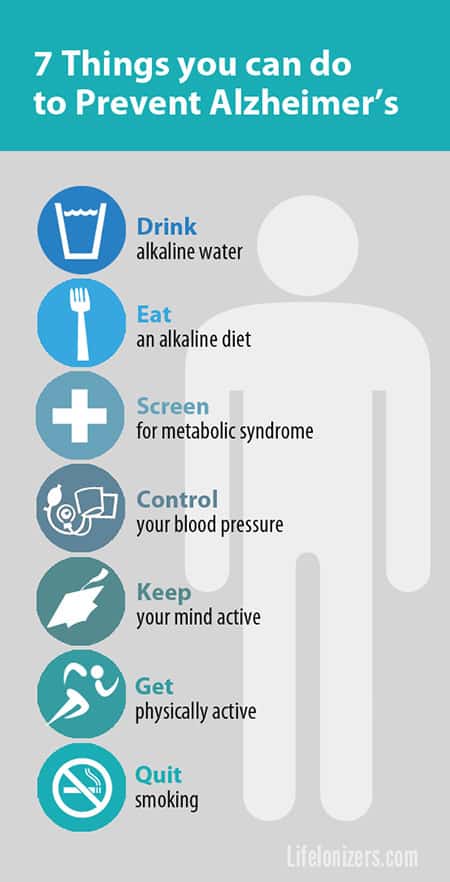 7 ways to reduce your risk of Alzheimer's disease infographic